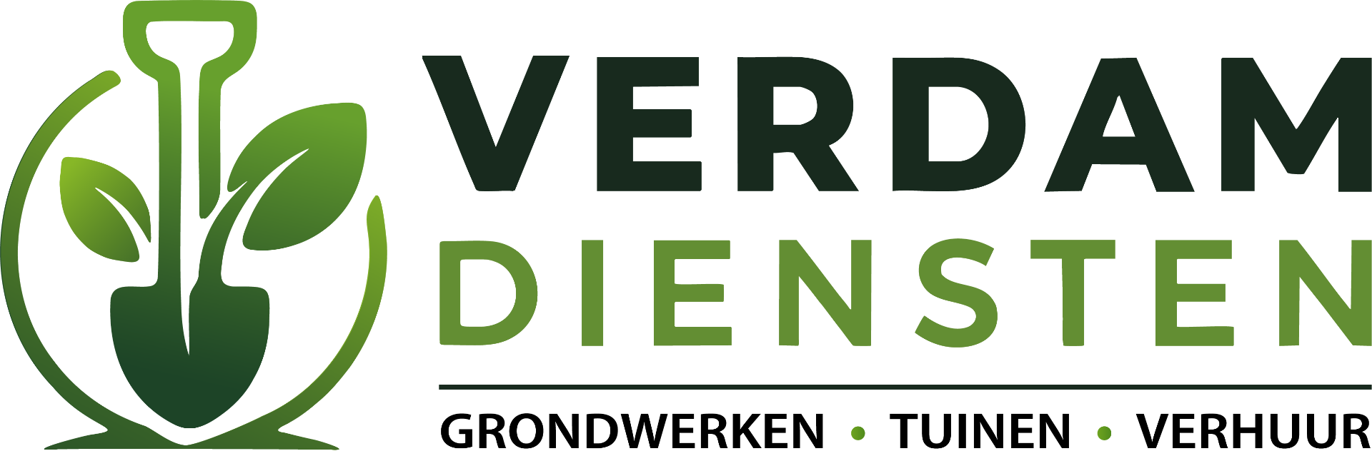 Verdam Diensten — Grondwerken · Tuinen · Verhuur